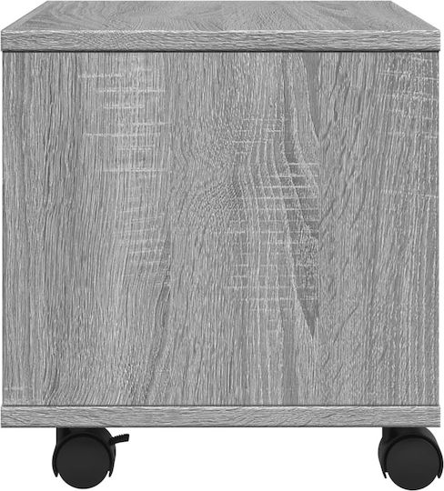 Аксесоари за принтери Стойка за принтер с колела Сив Sonoma 41x32x34,5 см 840616