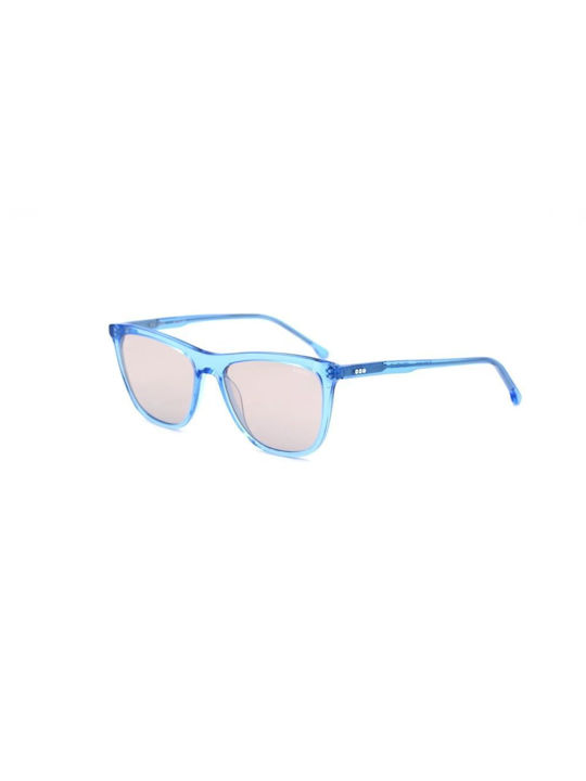 Komono Sunglasses with Blue Plastic Frame and Transparent Lens KOM-S7305