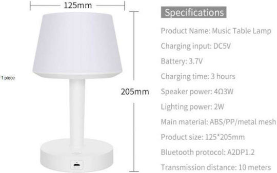 Ezra Smart LED RGB Dekorative Tischlampe Ezra Smart LED RGB Dekorative Tischlampe