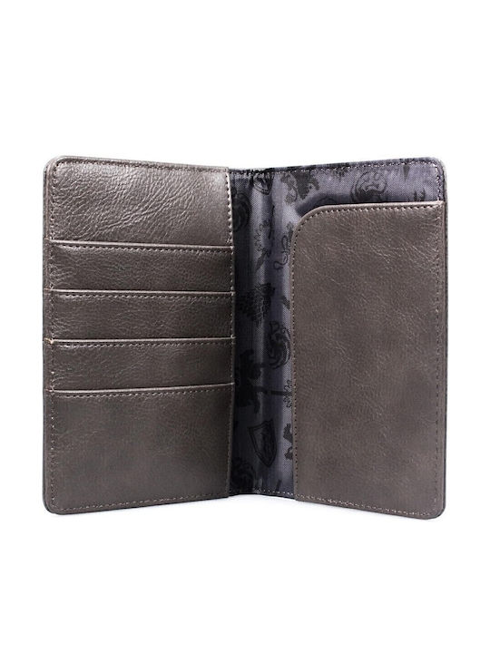 Half Moon Bay Passport Case Winter is Coming Brown