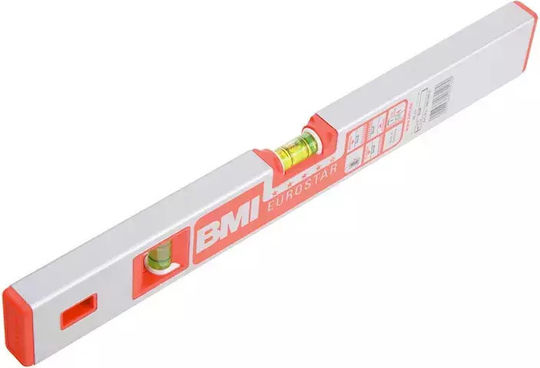 BMI Tools Eurostar 2000 60cm Nivel de spirit Din aluminiu Magnetic 60buc cu 2 Ochiuri