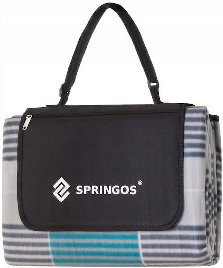 Springos Κουβέρτα Πικ Νικ σε Μπλε χρώμα