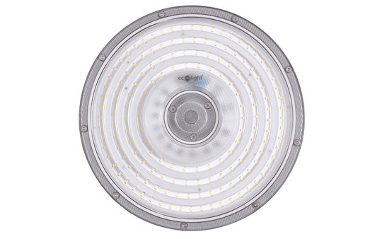 Eco Light Commercial Bell Light 100W Cool White 10000lm with Built-in LED White Ø28xH3cm