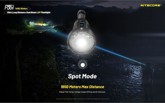 NiteCore Lumină de lucru și de sit, cu baterie Lanternă de Cap LED IP68 cu Luminozitate Maximă 3000lm Precise
