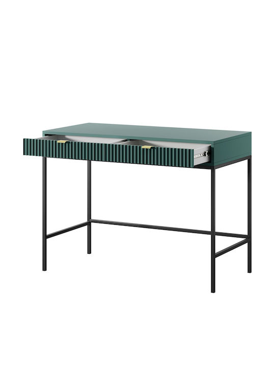 Nova Console Table Wood & Metal Green+ Black L103.5xW50xH77.6cm