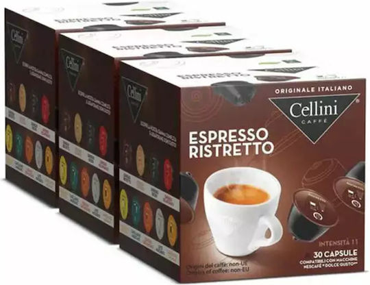 Cellini Capsule Espresso Compatibile cu Mașina Dolce Gusto 30capace