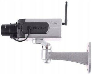 Dummy Surveillance Bullet Camera Gray