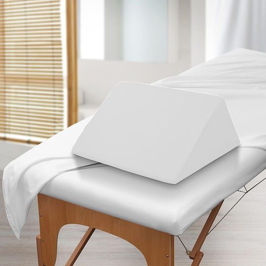 White Massage and Physiotherapy Accessories 50x40cm Wedge Pillow