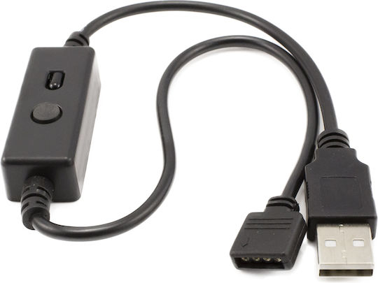 Sunshine Inteligent Bandă LED Pentru televizor USB 5V RGB Lumină Tip SMD5050 cu Sursă de alimentare & Telecomandă
