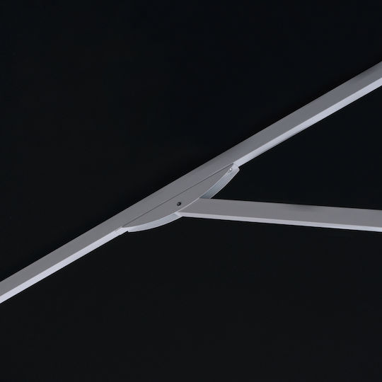 Umbrelă Profesională Rotundă Din Aluminiu Neagră Φ3.9xÎ2.95m