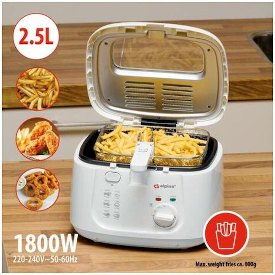 Alpina Appliances Air Fryer 2.5lt White AT4521