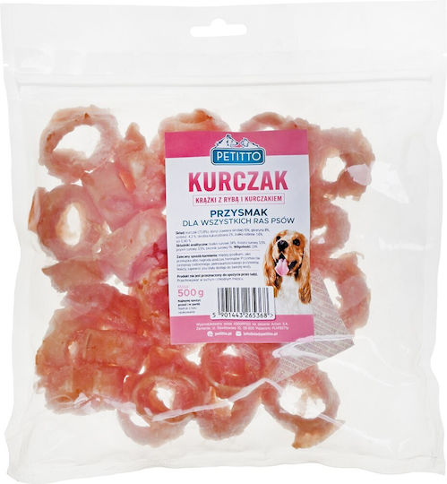 Petitto Dog Treat with Fish and Chicken 500gr