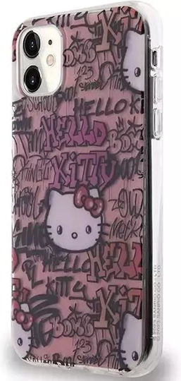 Hello Kitty Задна корица Пластмаса Розов (iPhone 11)