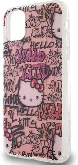 Hello Kitty Задна корица Пластмаса Розов (iPhone 11)