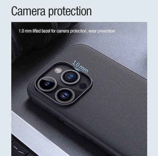 Nillkin Super Frosted Pro Back Cover Plastic Magnetic Blue (iPhone 15 Pro Max)