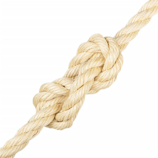 vidaXL Σχοινί Verdreht 20mm 25m Sisal 6kg