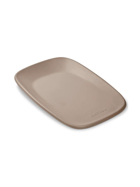 Nattou Soft Changing Pad made of Plastic Taupe 50x70cm