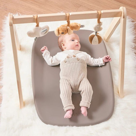 Nattou Soft Changing Pad din plastic Taupe 50x70cm