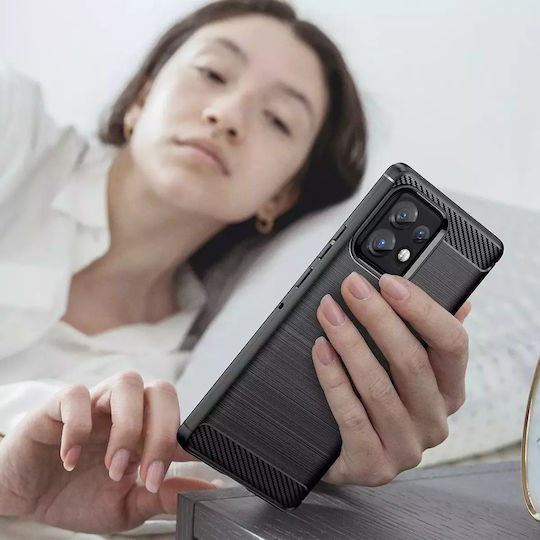 Hurtel Pro Задна корица Силикон Черен (Edge+ 2023 / Moto X40 Pro / Moto X40)