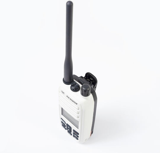 PNI DS890 Wireless Transceiver VHF Marine 5W with Monochrome Screen In White Color