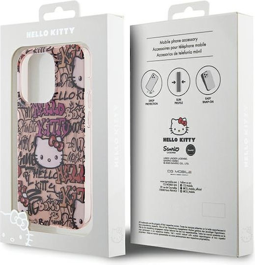 Hello Kitty Задна корица Пластмаса Розов (iPhone 15 Pro Max)