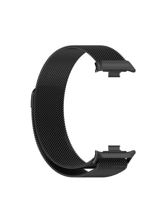 Xiaomi Mi Band 8 Pro Redmi Watch 4 Milan Magnetic Steel Mesh Watch Band Black