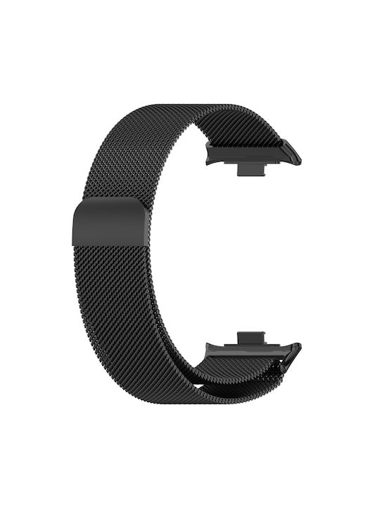 Xiaomi Mi Band 8 Pro Redmi Watch 4 Milan Magnetic Steel Mesh Watch Band Black