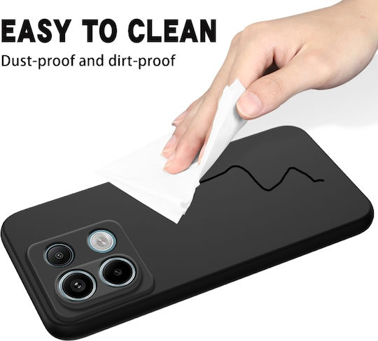 Silky Soft-touch Finish Back Cover Σιλικόνης Μαύρο (Samsung Galaxy J4 Plus)