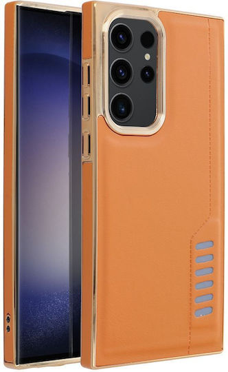 Little Brown Book Group Back Cover Piele artificială Maro (Galaxy S22 Ultra 5G)