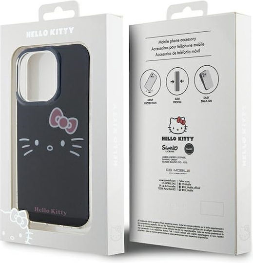 Hello Kitty Задна корица Пластмаса Черен (iPhone 13 Pro Max)