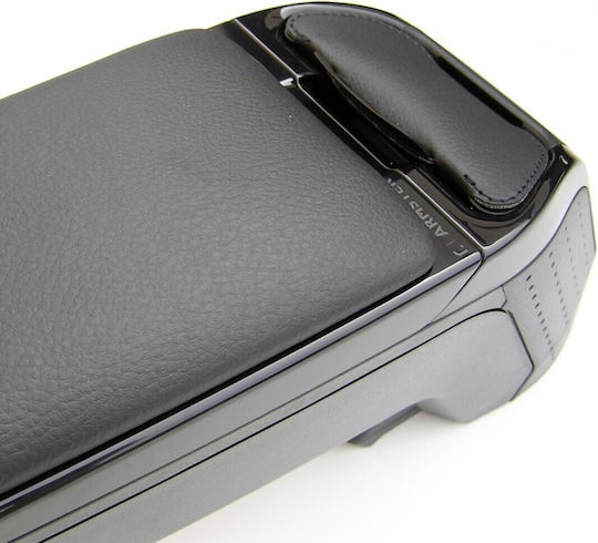 Rati Armster 2 Car PU Armrest for Renault Zoe 2017-2019 Black
