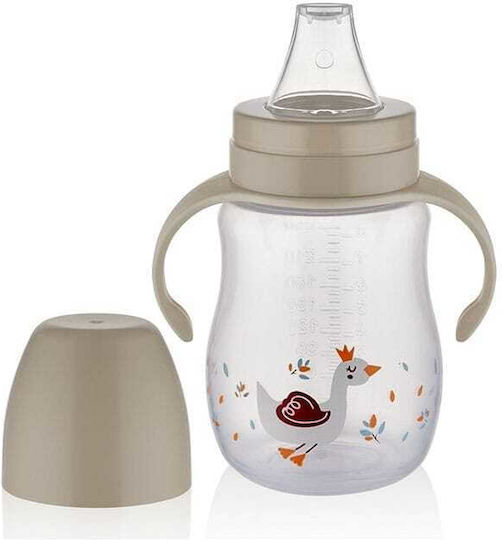 Baby Jem Cani Pentru Bebeluşi Plastic Cu Mânere Bej Pentru 6m+ 250ml