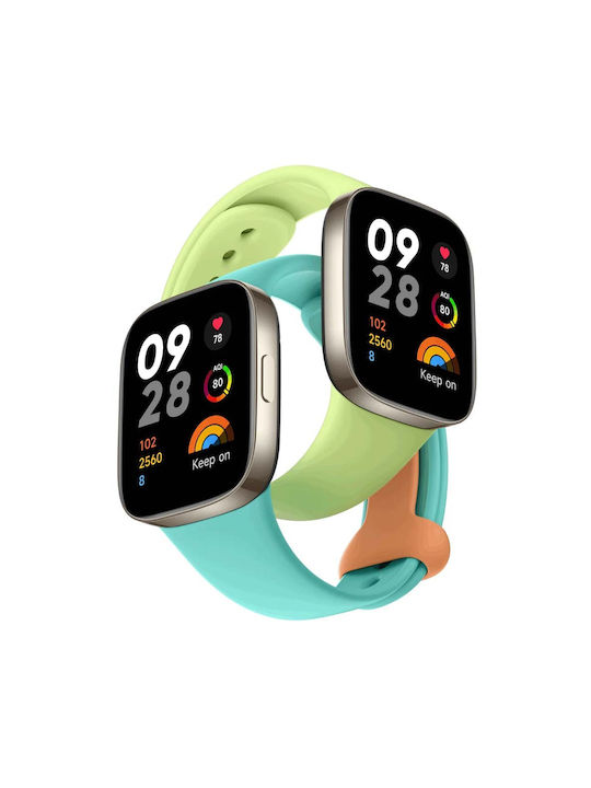 Xiaomi Λουράκι Σιλικόνης Lime Green (Redmi Watch 3)
