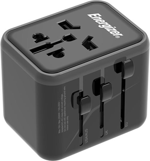 Hoco Adaptor Priză de la Universal în Universal