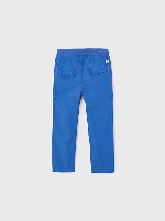 Mayoral Kids Cargo Trousers Blue