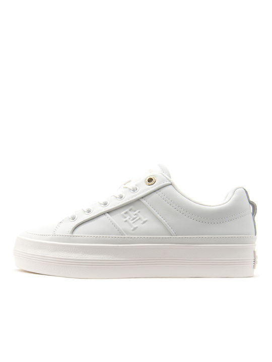 Tommy Hilfiger Essential Flatforms Sneakers White