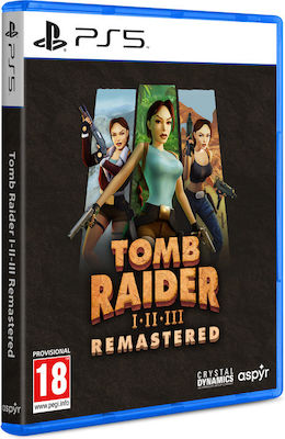 Tomb Raider I-III Remastered Starring Lara Croft PS5 Game - Preorder