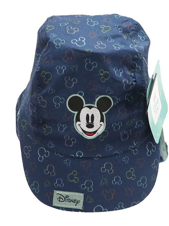 Disney Mickey Mouse Βρεφικό Καπέλο Υφασμάτινο Αγόρια Dis Mfb 51 39 C160/c161 Navy Σκούρο Μπλε
