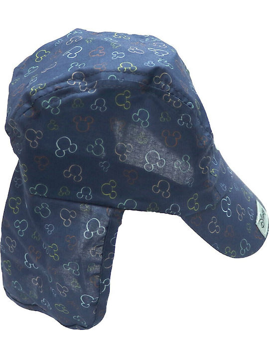 Disney Mickey Mouse Βρεφικό Καπέλο Υφασμάτινο Αγόρια Dis Mfb 51 39 C160/c161 Navy Σκούρο Μπλε