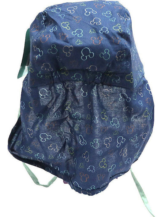 Disney Mickey Mouse Βρεφικό Καπέλο Υφασμάτινο Αγόρια Dis Mfb 51 39 C160/c161 Navy Σκούρο Μπλε