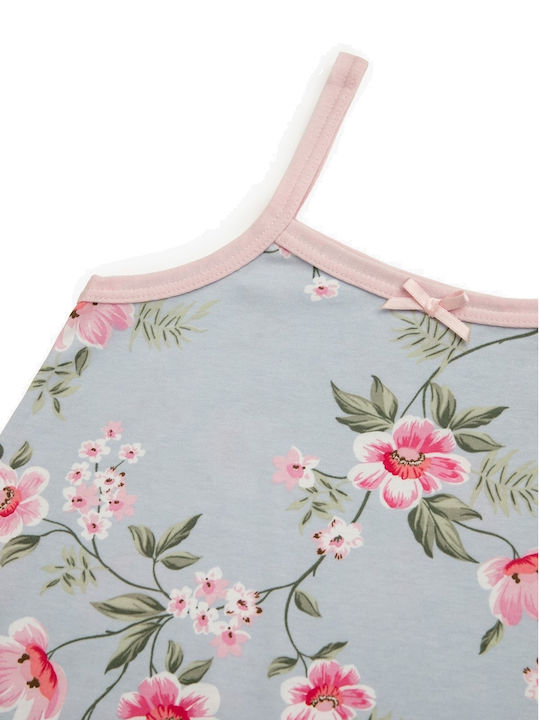 Minerva Kids' Nightgown Summer Pink and yellow Prints
