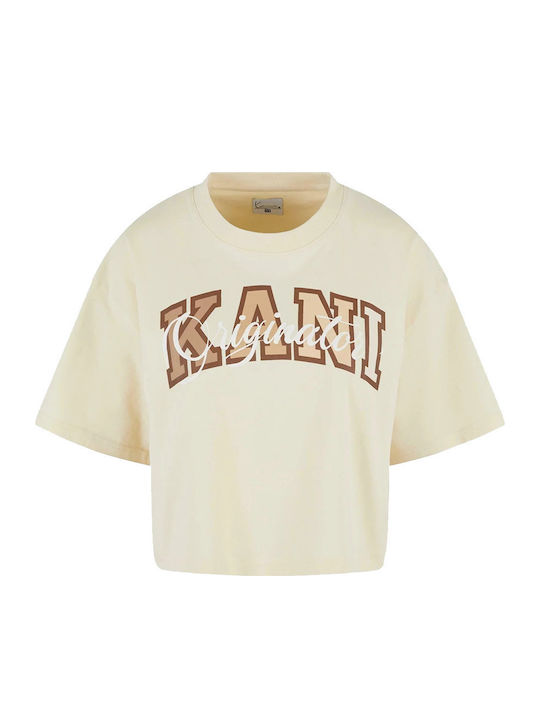 Serif Damen Crop T-Shirt Off White