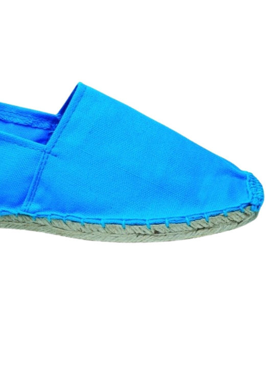 V-store Women's Fabric Espadrilles Light Blue