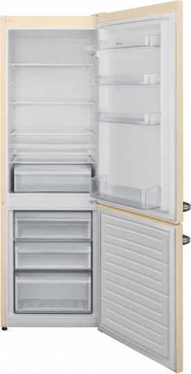 Fram Ψυγειοκαταψύκτης 268lt Υ170xΠ54xΒ59.5εκ. Μπεζ FC-VRL2681BGE++