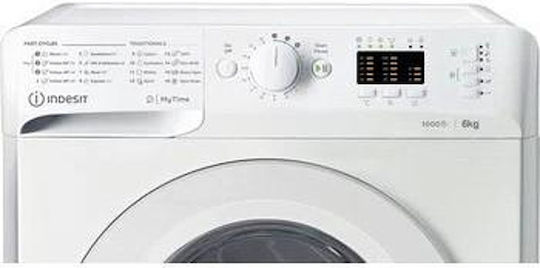 Indesit Mașină de Spălat Rufe 6kg 1000 Rotiri MTWSA 61053 W EE
