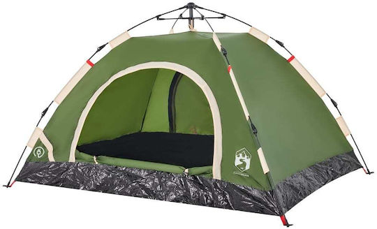 vidaXL Automatisches Campingzelt Igloo Grüne Für 2 Personen 200x150x120cm