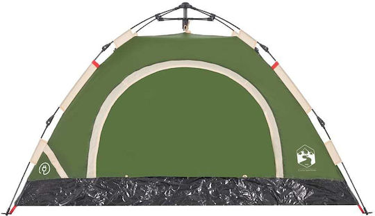 vidaXL Automatisches Campingzelt Igloo Grüne Für 2 Personen 200x150x120cm