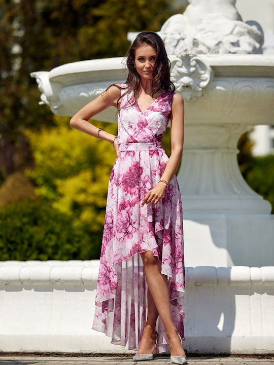 Roco Fashion Maxi Βραδινό Φόρεμα Floral