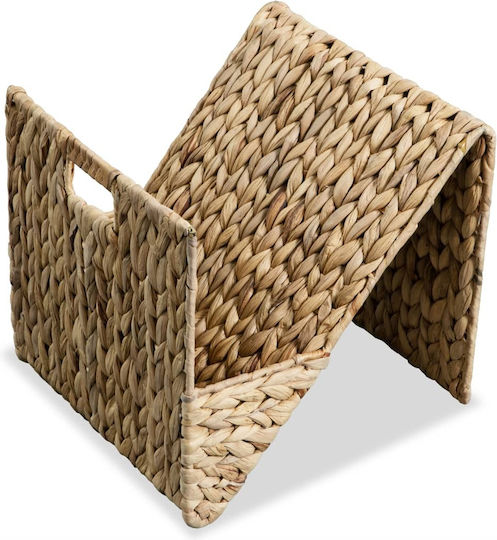vidaXL Калъф За Списания С Дръжка Метален Кафяв 31x31x31см 245494 vidaXL Калъф За Списания С Дръжка Метален Кафяв 31x31x31см 245494