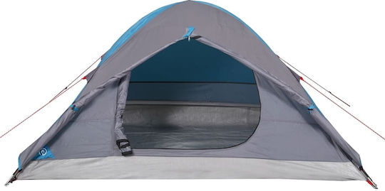 vidaXL Camping Tent Igloo Blue for 4 People 274x213x122cm